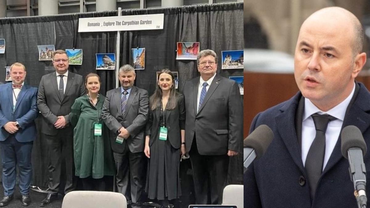 ambasador romania sua imagini stand rusinos targ new york