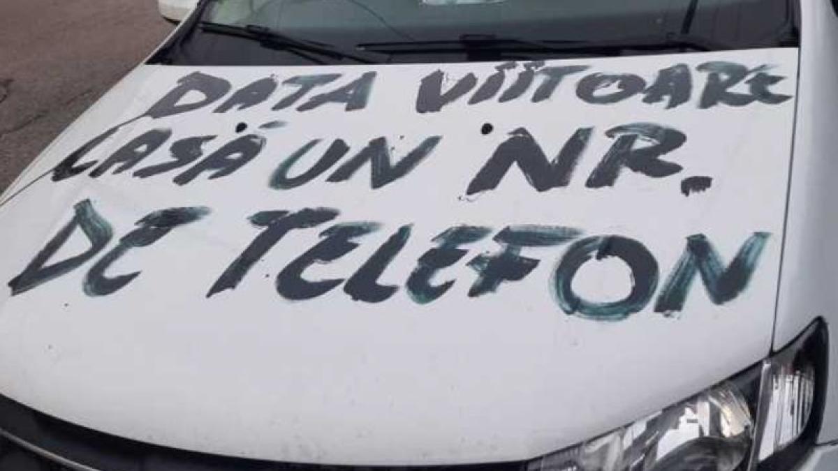 masina vandalizata cluj napoca