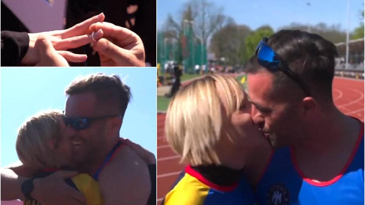 moment emotionant jocurile invictus 2022 sportiv roman angel iovan cerut casatorie iubita