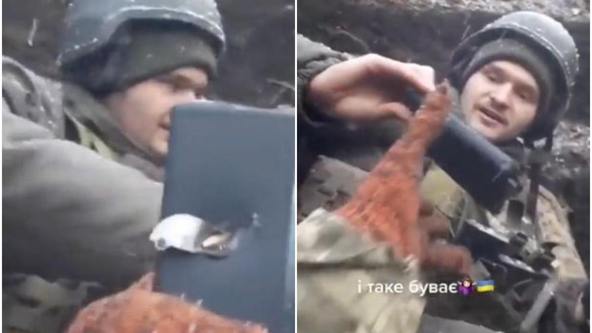 telefon mobil a salvat viata soldat ucrainean glont