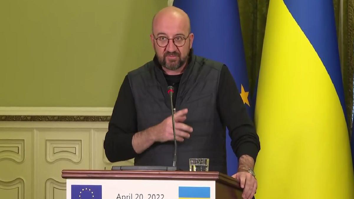 charles michel kiev volodimir zelenski borodianka rusia crime de razboi