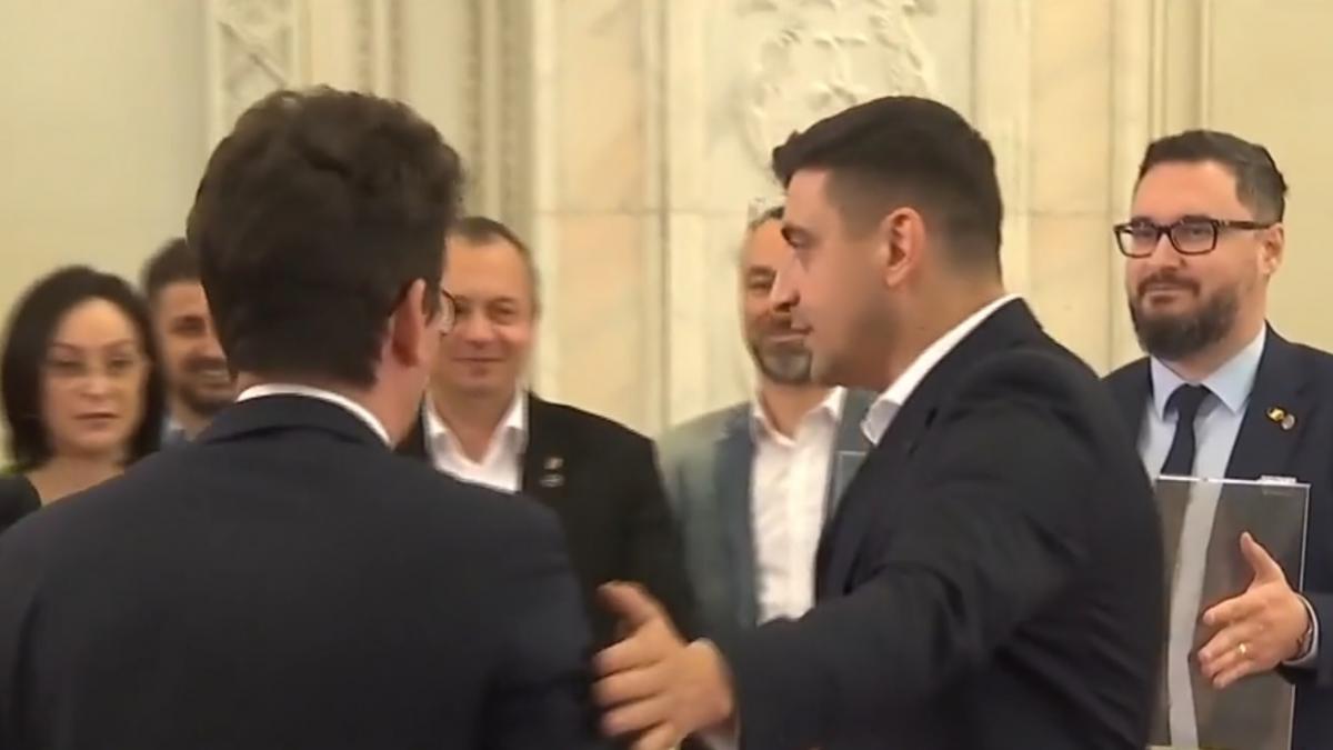 scandal parlament george simion bani