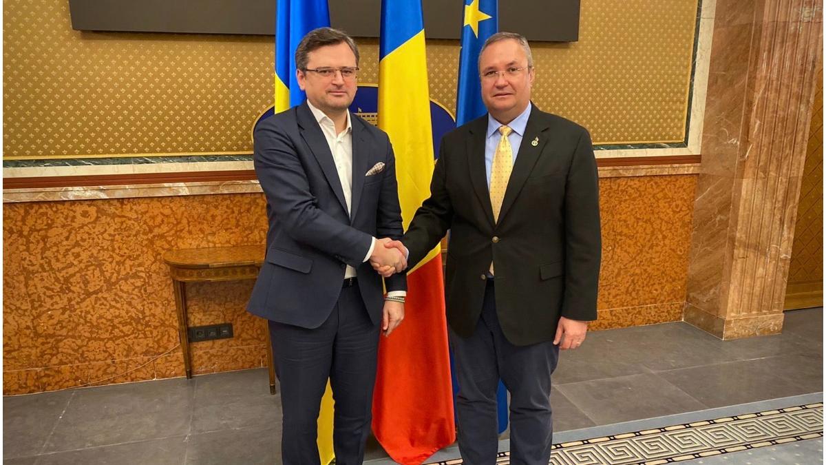 dmytro kuleba ministru ucrainean externe intalnire nicolae ciuca palatul victoria