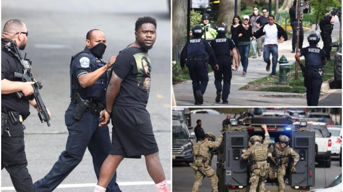 patru oameni impuscati washington atacator configuratie lunetista impuscat incoltit politisti