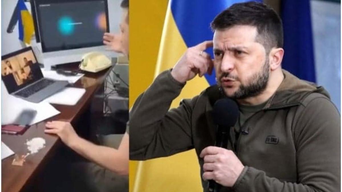 incercare rusi discreditare volodimir zelenski imagini cocaina birou