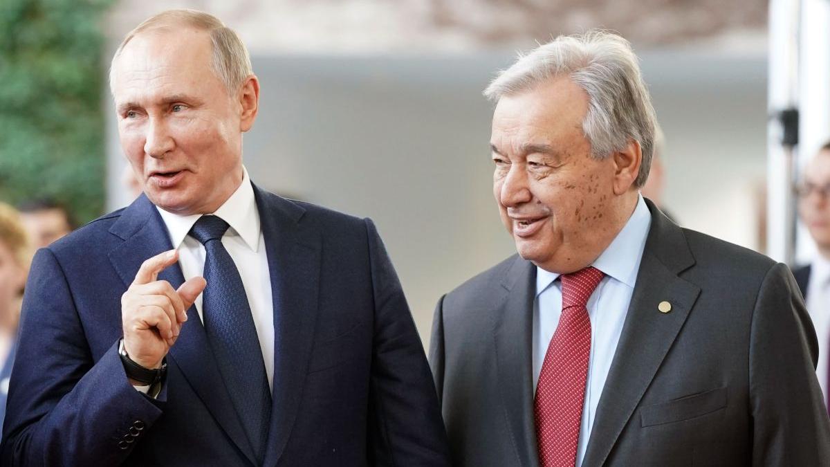 vladimir putin antonio guterres mariupol