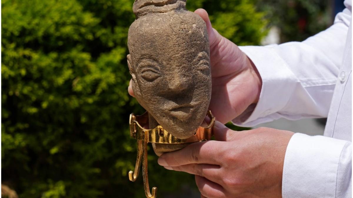 fermier palestinian gasit statuie veche 4500 ani lucra pamant