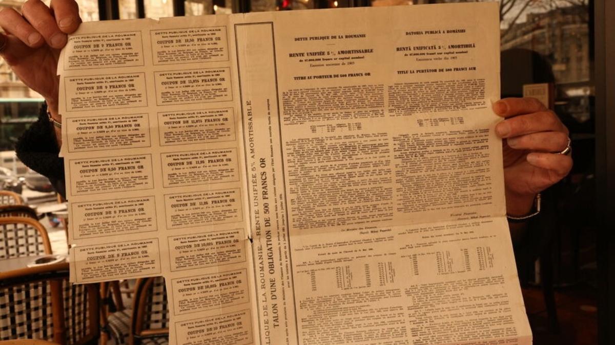 octogenar cere 115 milioane euro romania actiune purtator 1929