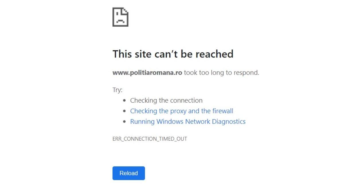 site politia romana atacat hackeri rusi