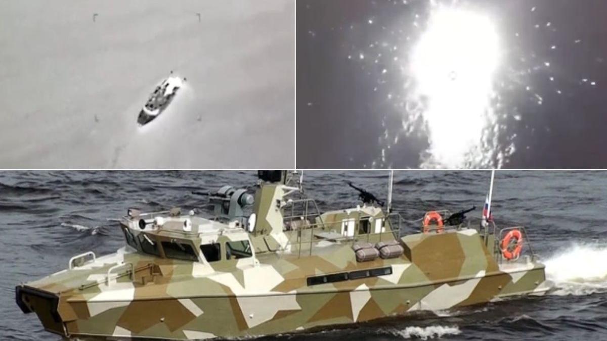 doua nave rusia lovite drone ucraina marea neagra insula serpilor