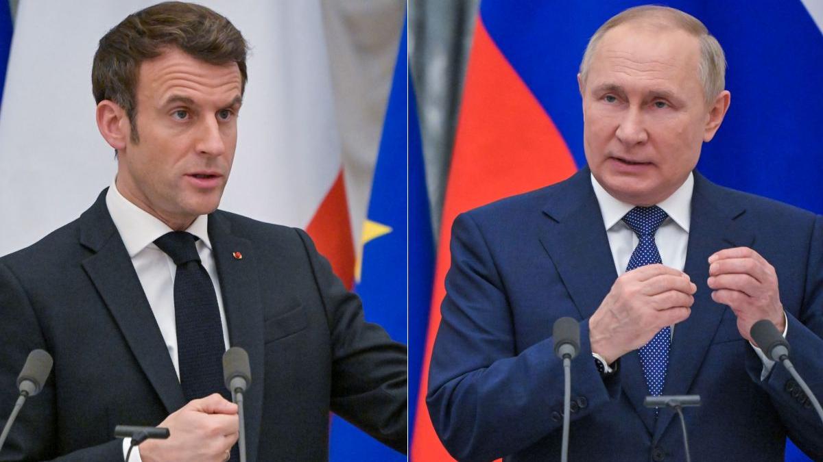 emmanuel macron vladimir putin discutie telefonica arme kiev