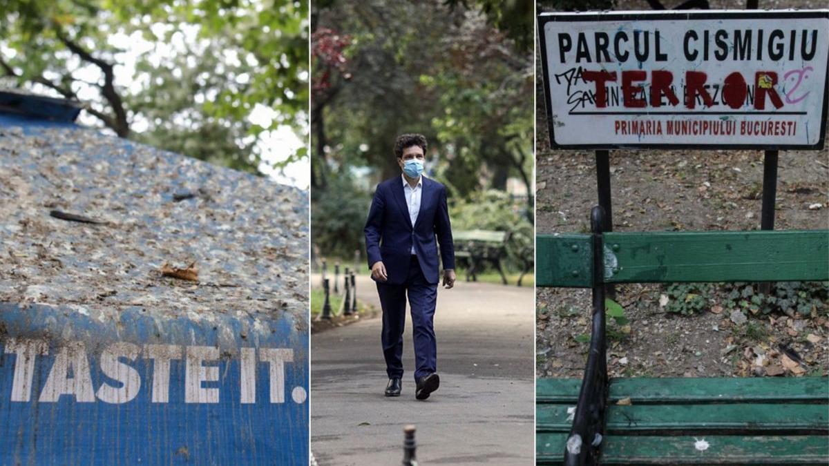 podul mare parcul cismigiu refacut lucrare 9 luni bucuresti