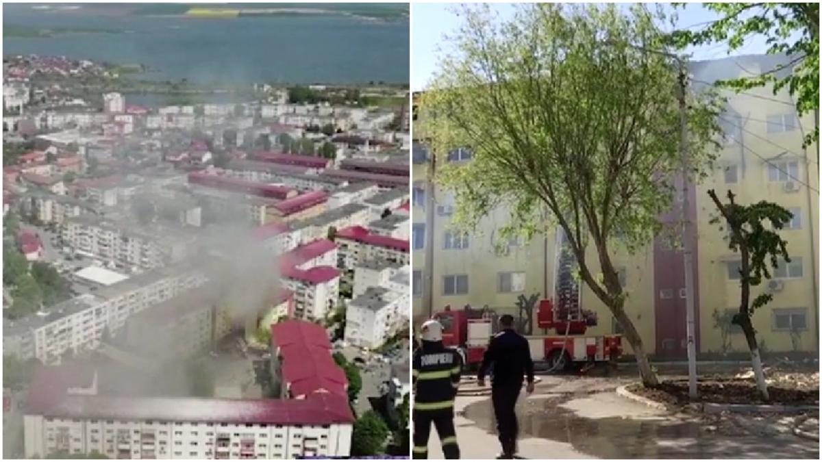bilant incendiu navodari 70 pompieri militari flacari bloc