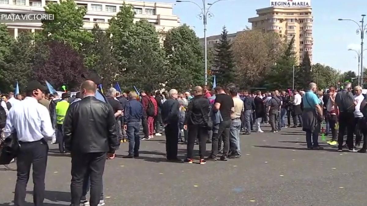protest amploare capitala angajati stb guvern piata victoriei