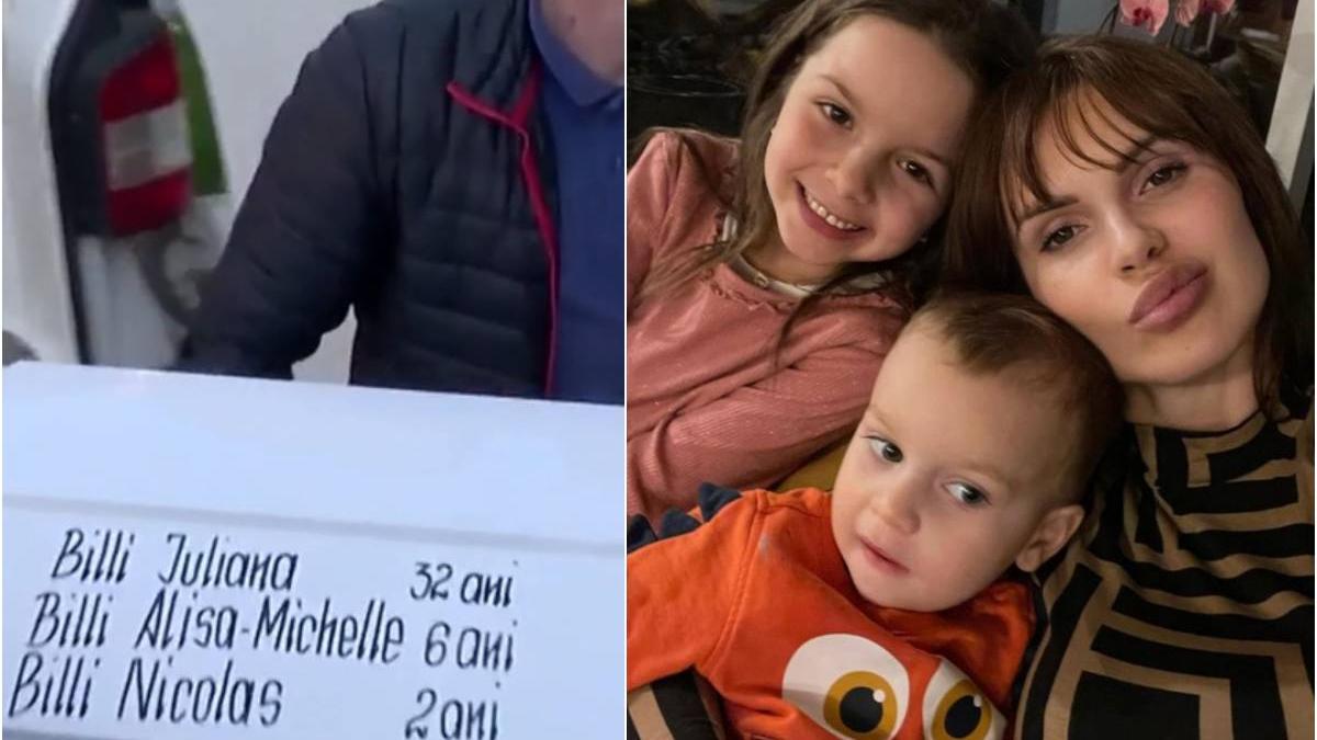 iuliana copii aruncat bloc inmormantati astazi