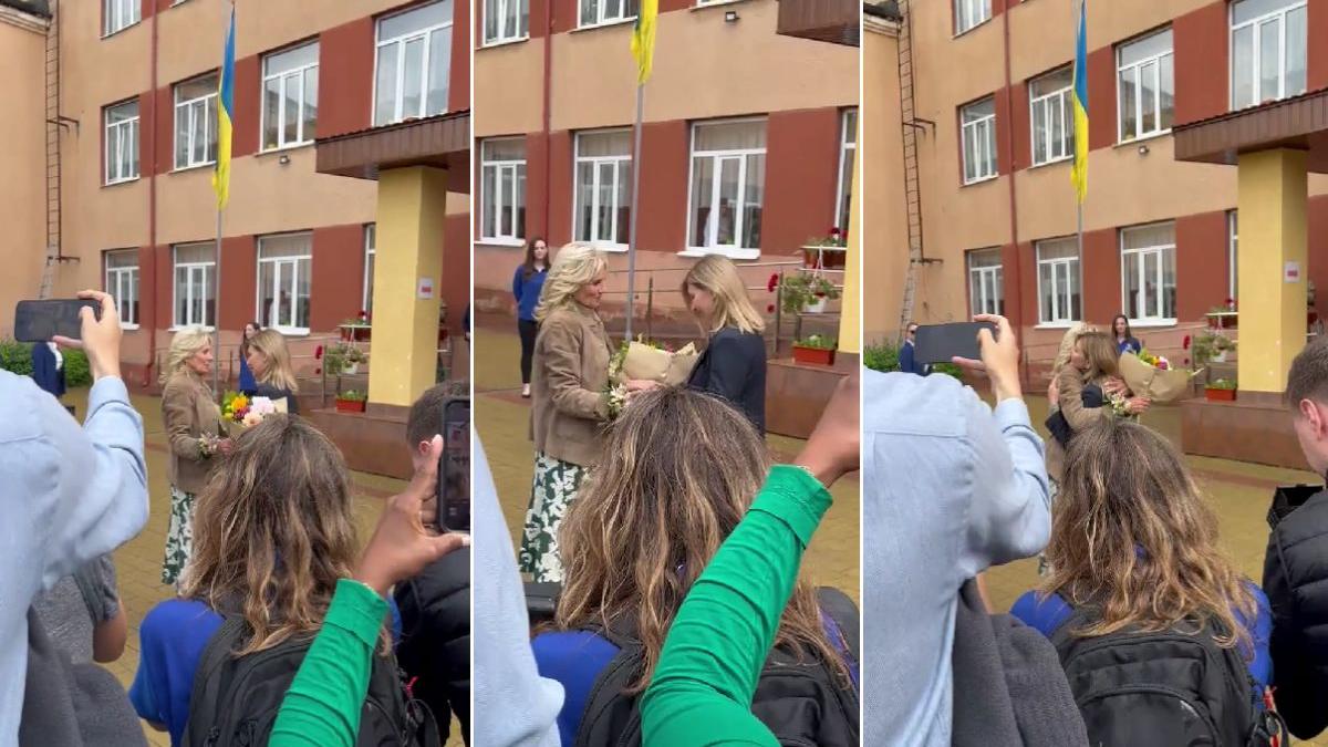 jill biden ucraina slovacia romania