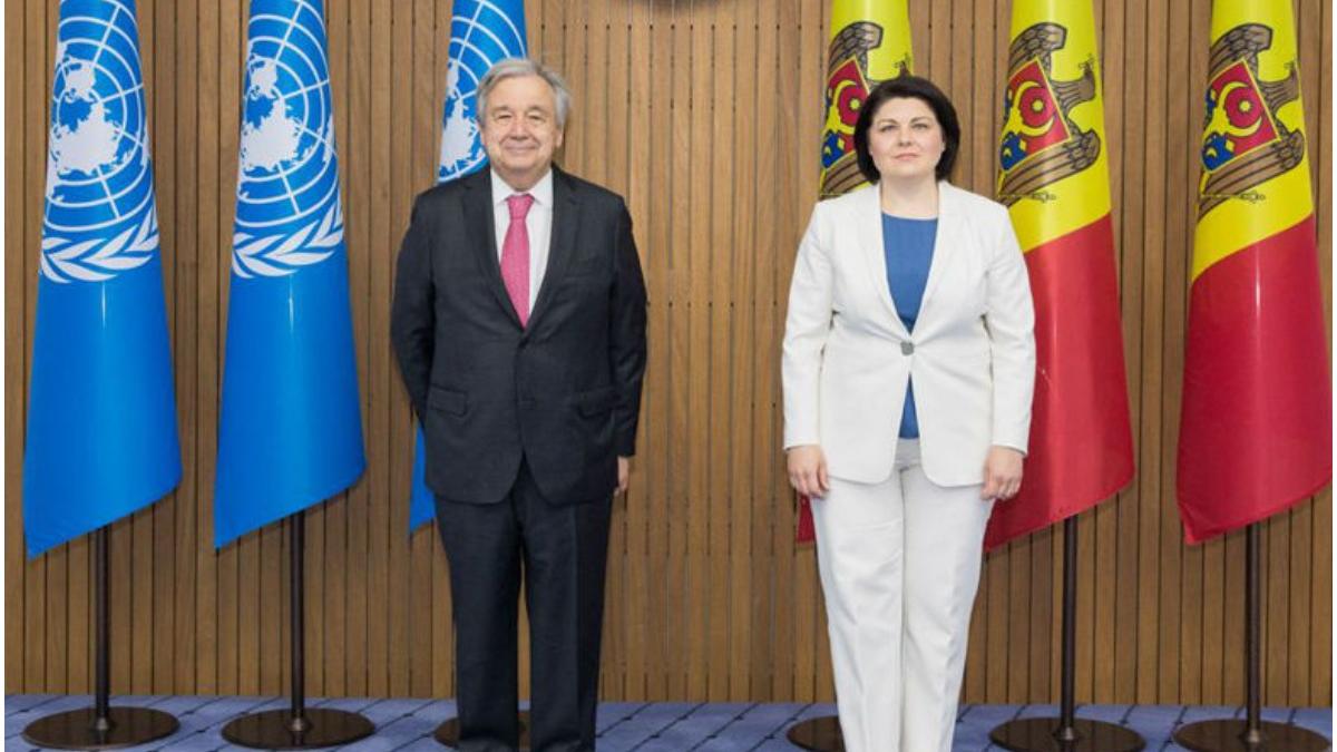 secretarul general al onu antonio guterres vizita republica moldova sunt profund ingrijorat de