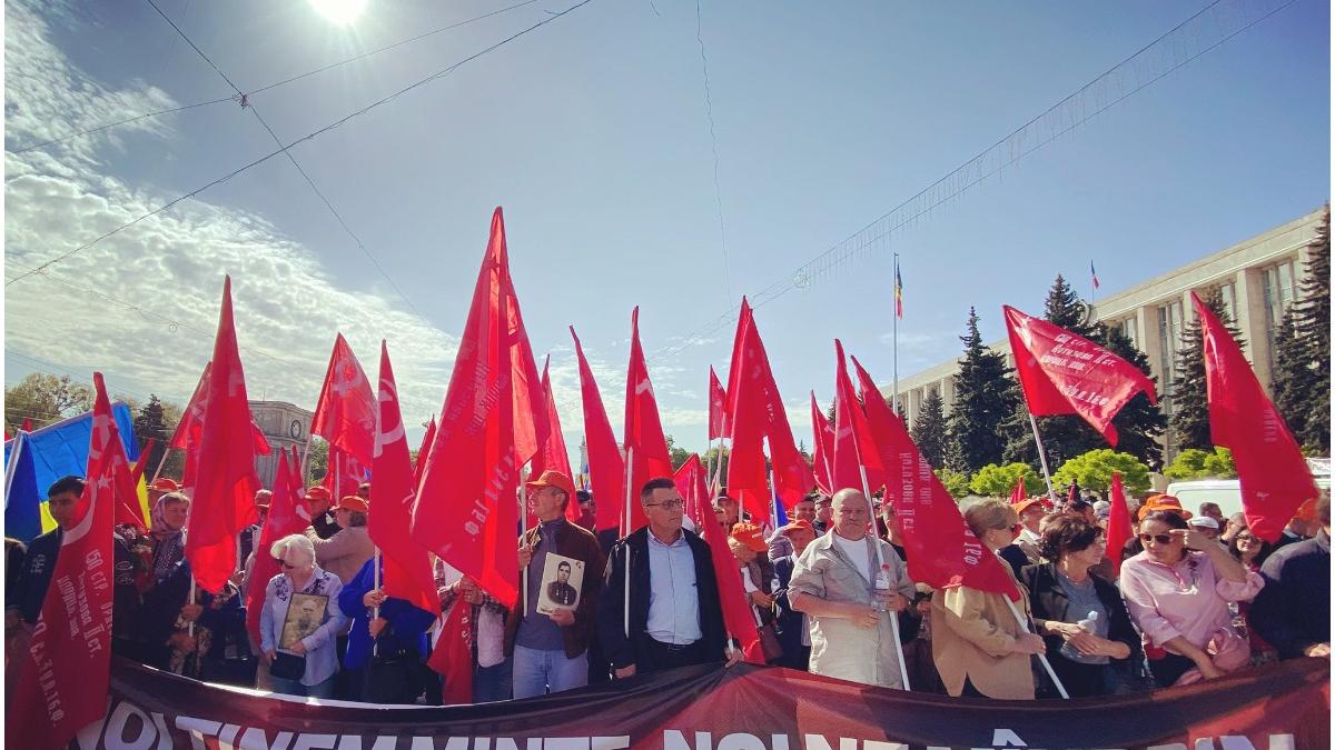 tensiuni chisinau ziua victoriei manifestanti pro ucraineni agesati filorusi