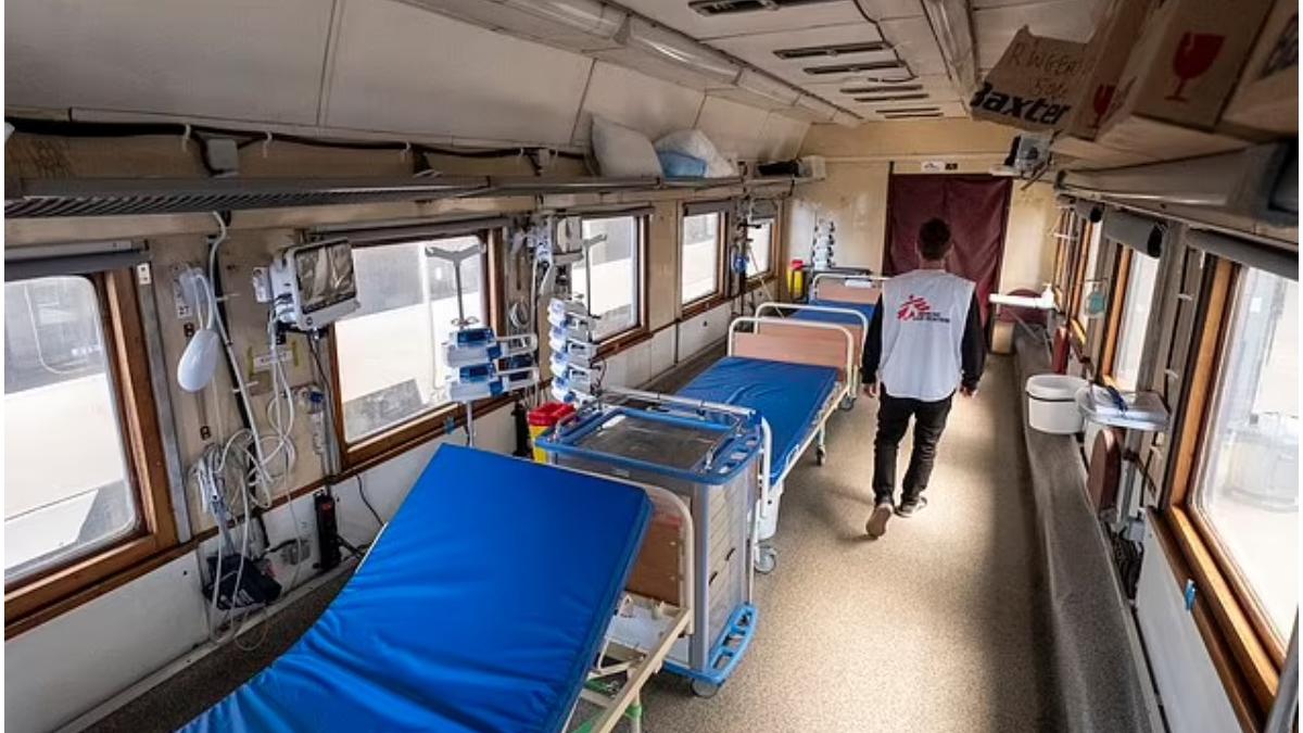 tren spital secret raniti ucraineni