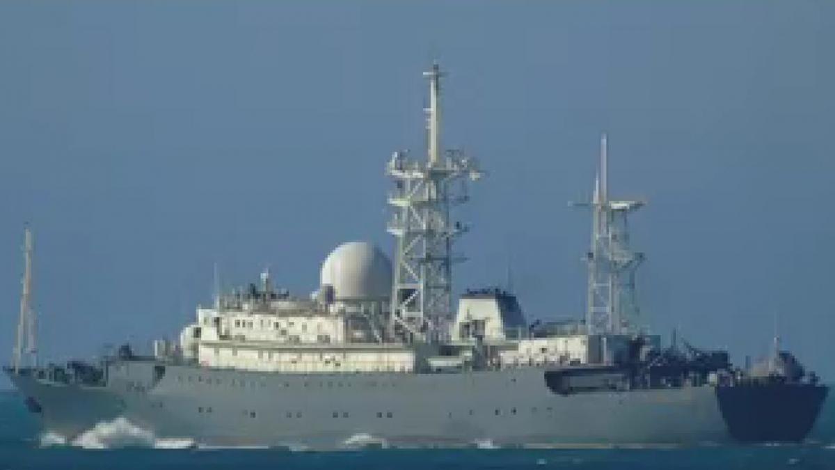 nava spionaj surprinsa sateliti canal sicilia nord tunisia