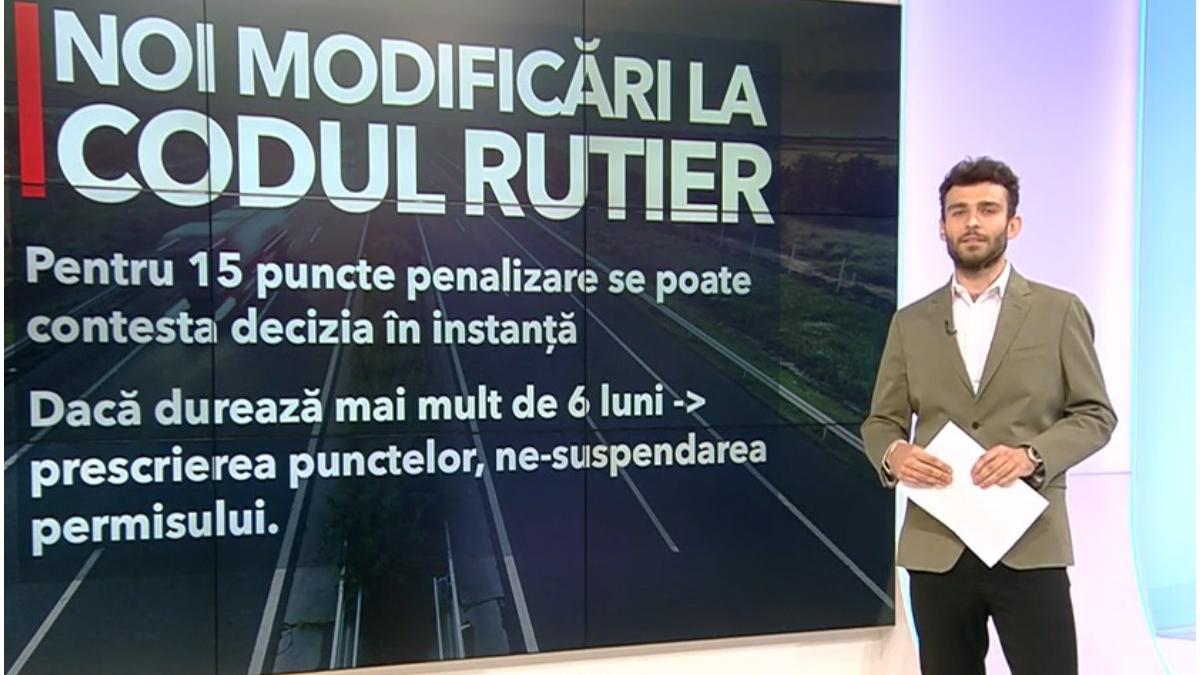 schimbari cod rutier micsorare pedepse