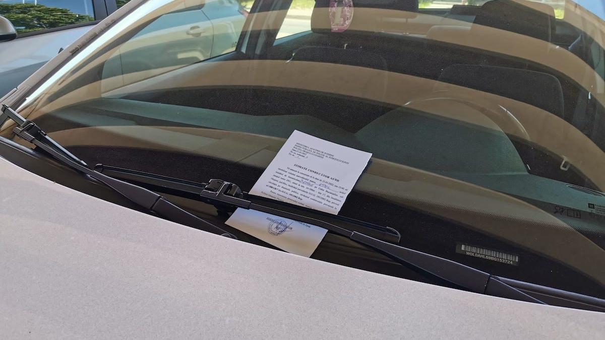 soferi masini vopsite greseala gafa muncitori amendati politie otopeni