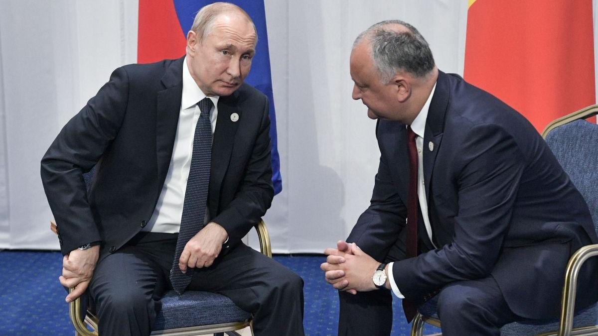 relatie igor dodon vladimir putin