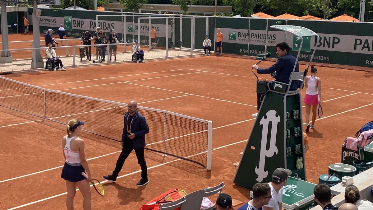 irina begu lovit spectator racheta roland garros sanctiune romanca