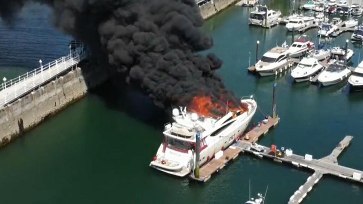 incendiu yacht milioane lire sterline marea britanie