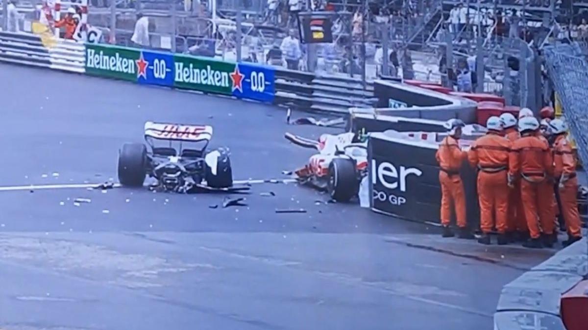 mick schumacher accident formula 1 monaco