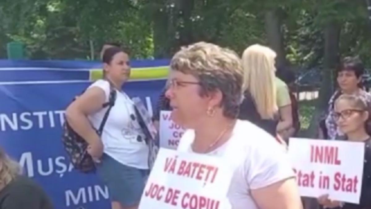 protest institutul de medicina legala mina minovici