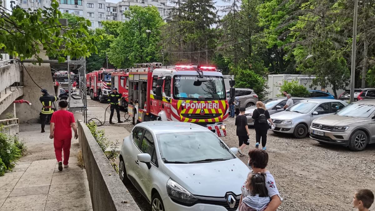 incendiu spital copii sfanta maria iasi