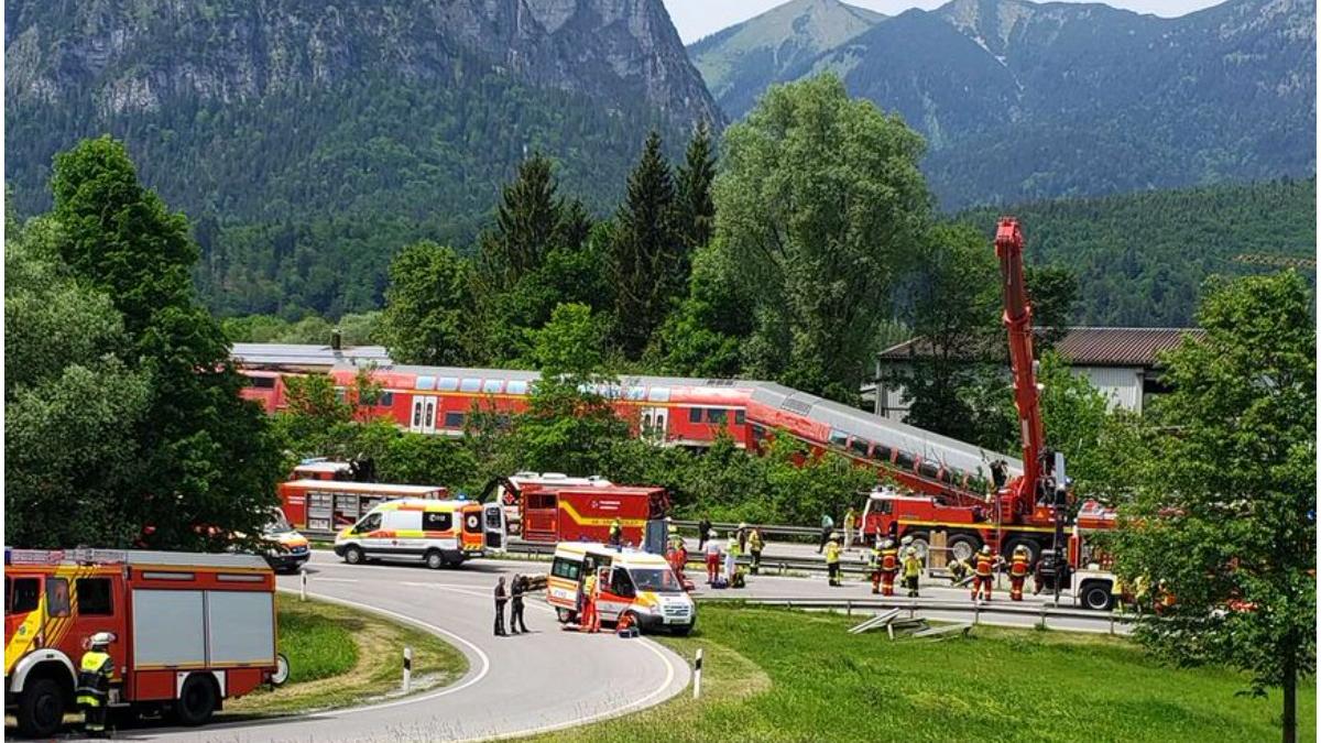 tren deraiat germania victime