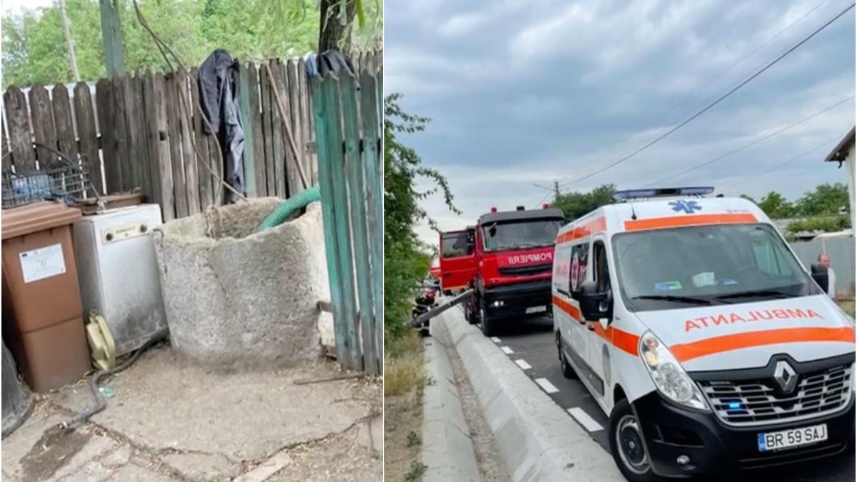 copil mort botosani cazut fantana