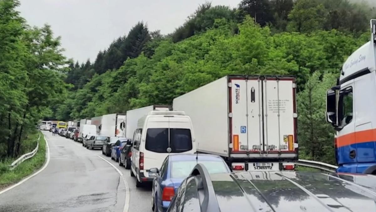 romani blocati sosea bulgaria