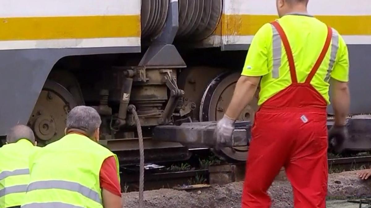 un tramvai a deraiat pe podul ciurel din bucuresti