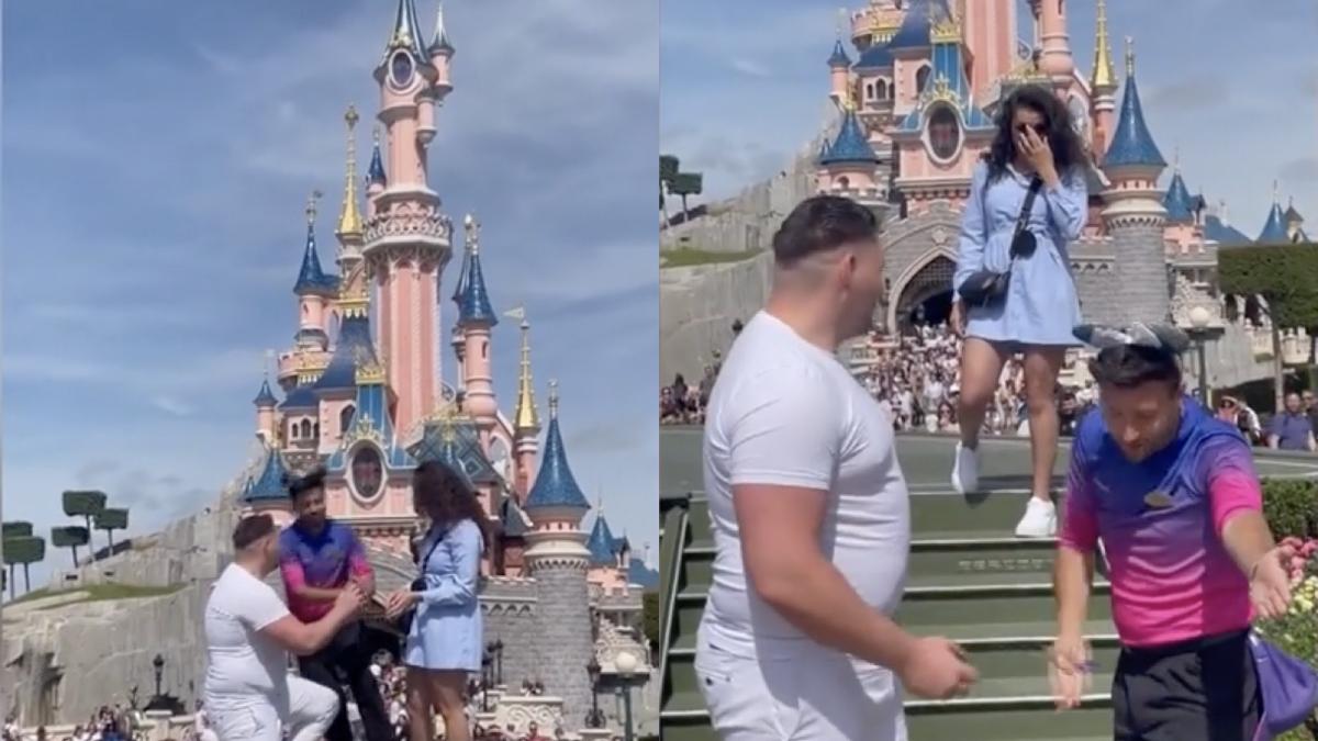 cerere casatorie distrusa angajat disneyland multimea huiduie