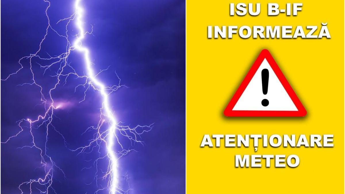cod portocaliu vreme severa bucuresti 13 iunie 2022