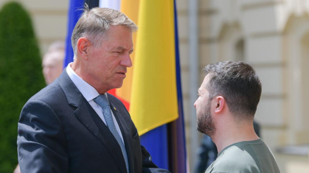 klaus iohannis ucraina kiev volodimir zelenski
