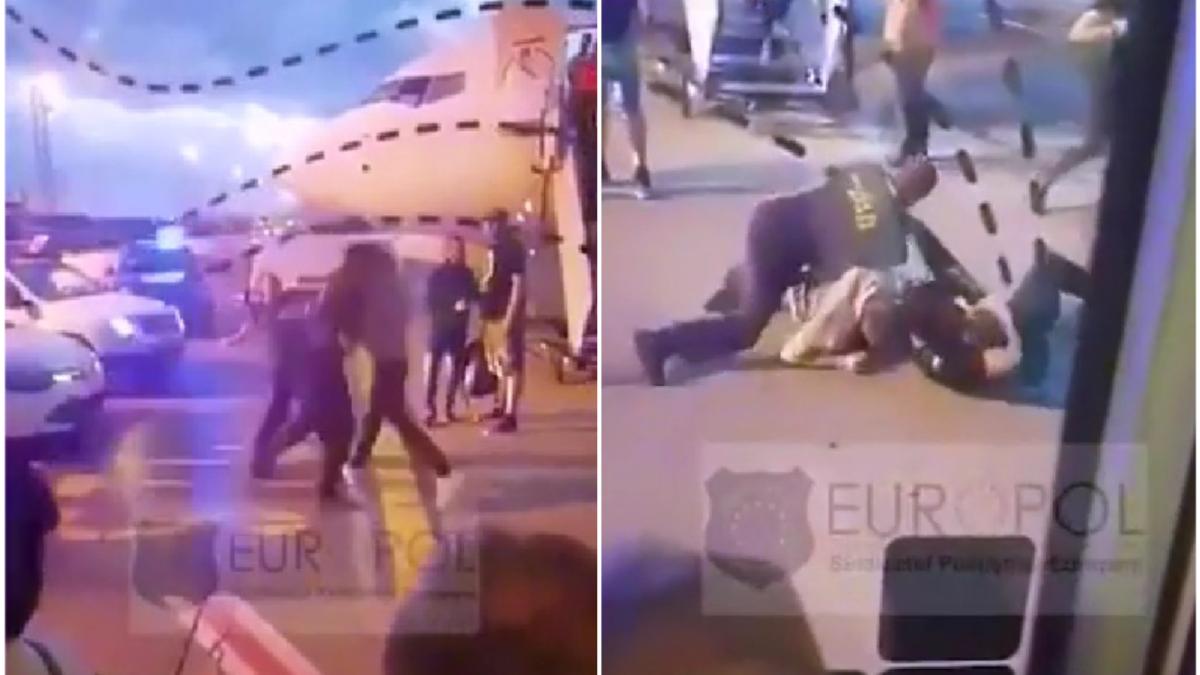 scandal aeroport henri coanda capitala pasager bataie politisti