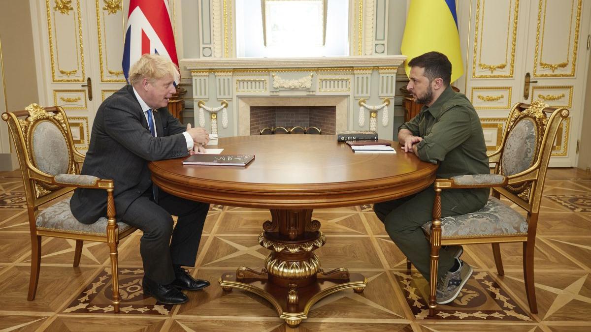 boris johnson volodimir zelenski kiev