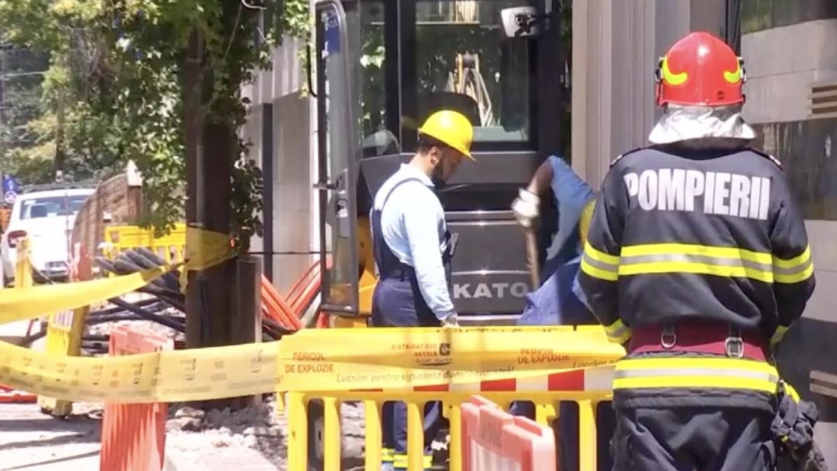 alerta sediul guvernului s a spart teava de gaze