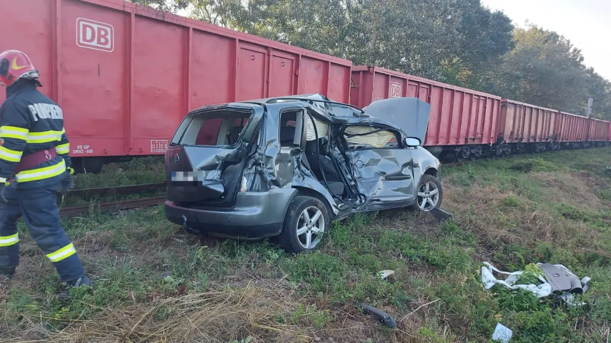 aacident masina lovita tren aninoasa dambovita sot sotie