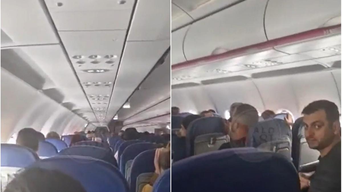 momente panica avion cursa luton iasi aterizare bacau vant puternic