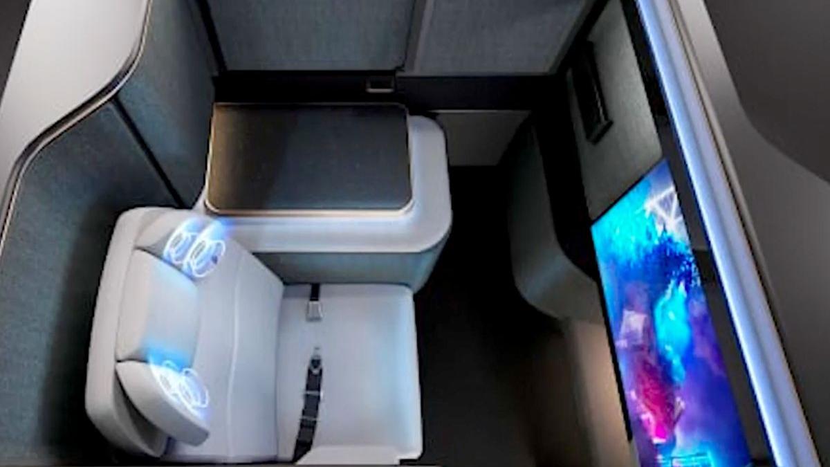 scaunul de avion care ii scuteste pe calatori de zgomotul insuportabil