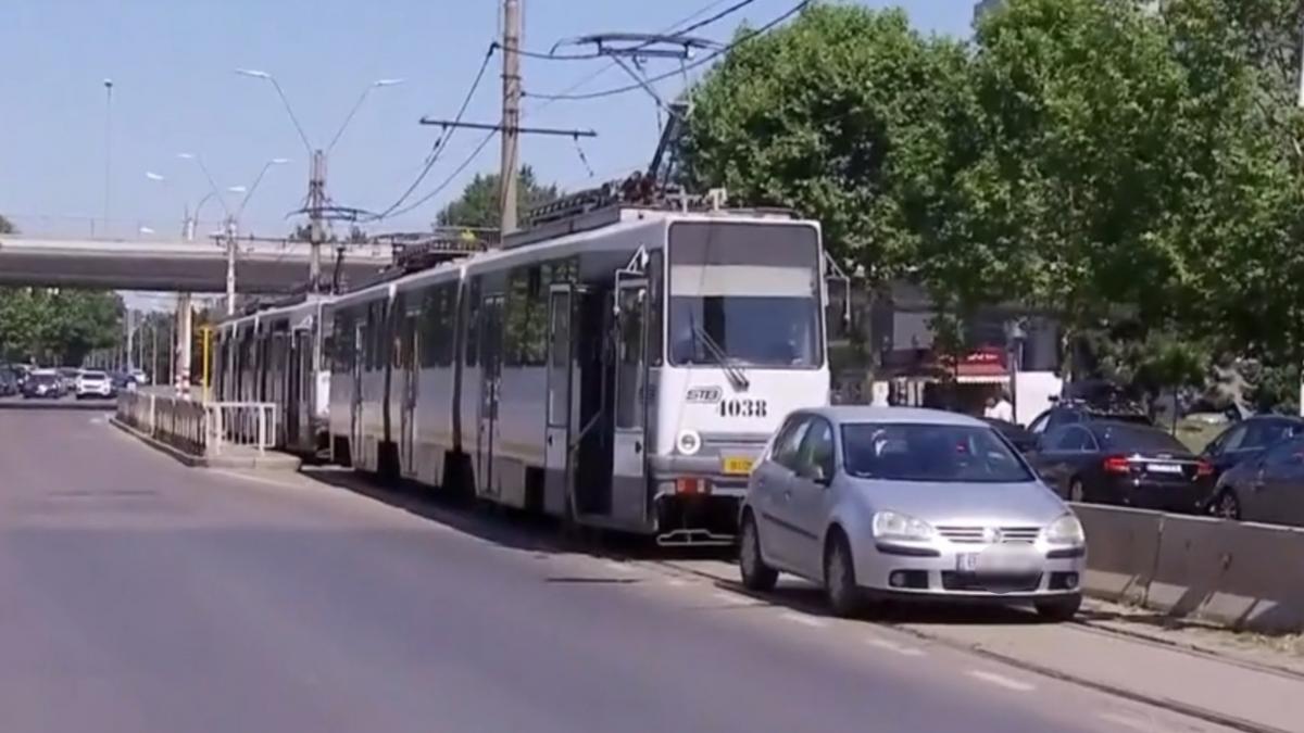 circulatia tramvaielor 5 complet blocata