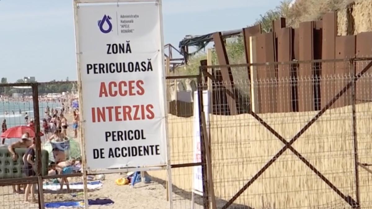pericol turisti costinesti faleza risc prabusire plaja