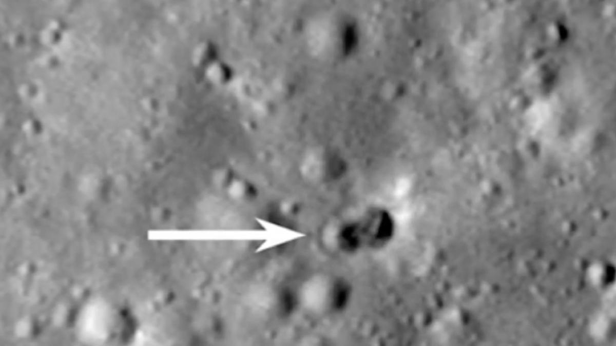 singurul crater dublu pe luna imagini produs racheta