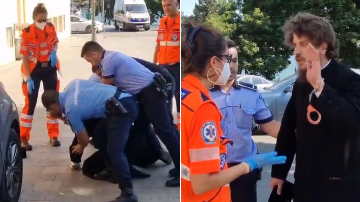 calugar incatusat doi politisti doi jandarmi scandal catedrala arhiepiscopala constanta