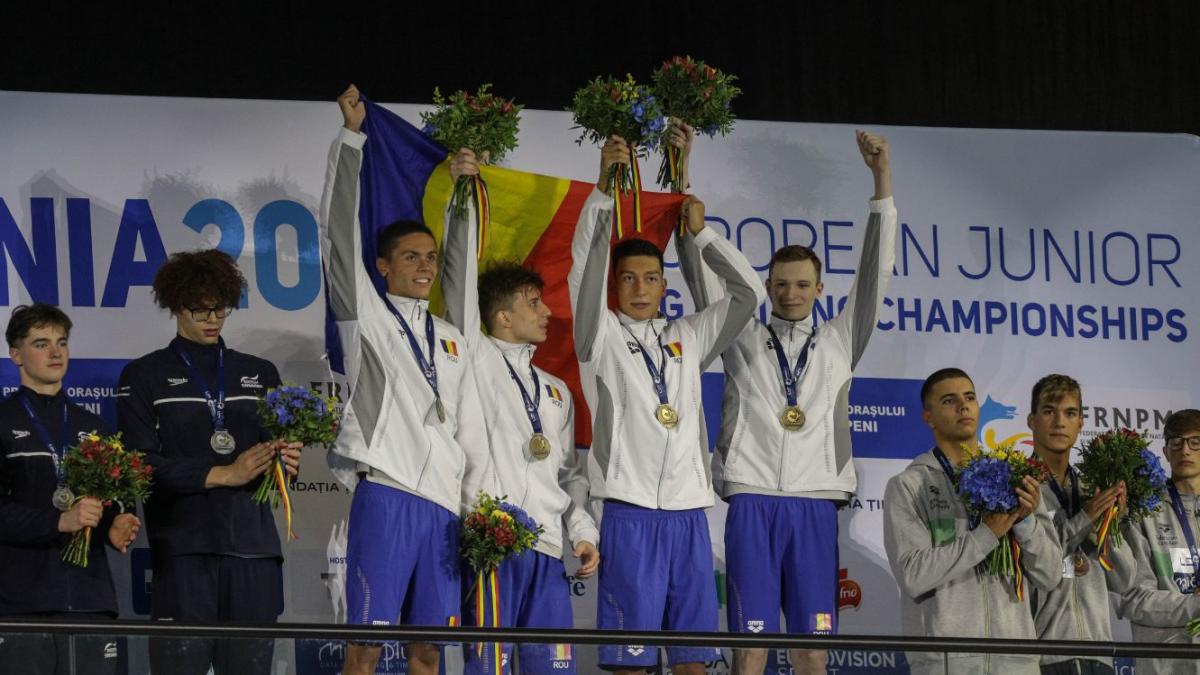 aur romania campionat european natatie juniori otopeni
